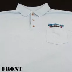 GRAVES RC HOBBIES GVSPOLOEMBRD-XL3 GRAVES RC POLO SHIRT, BLUE, EMBROIDERED, XXX-LARGE