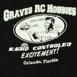 GVSRTKB-XL GRAVES RC HOBBIES Ladies Black Tank Top, Ribbed, X-Large