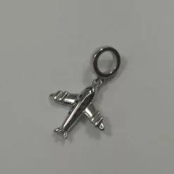 GRAVES RC HOBBIES AIRPLANECHSS Graves RC Airplane Charm Sterling Silver