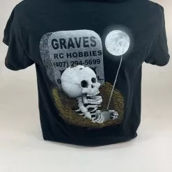 GVSGRAVEBLK-M Graves RC Hobbies Grave Shirt - Black - MEDIUM