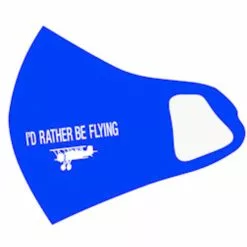 GRAVES RC HOBBIES FLYINGMASK I'D RATHER BE FLYING MASK - BLUE