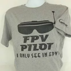 GVSGRFPVM GRAVES RC HOBBIES FPV PILOT SHIRT GREY MED