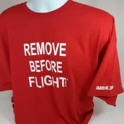 GVSREMOVE-XX Graves RC Hobbies Remove Before Flight T-Shirt - XXL