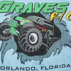 GVSTCARBL-2X Graves RC Hobbies Car T-Shirt, Light Blue, 2X