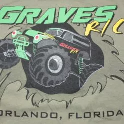 GVSTCARGR-XL Graves RC Hobbies Car Tee-Shirt, Green, XL