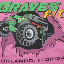 GVSTCARP-S Graves RC Hobbies Car T-Shirt, Pink, Small
