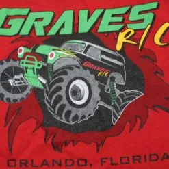 GVSTCARR-XL Graves RC Hobbies Car T-Shirt, Red, X-Large
