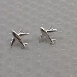 GRAVES RC HOBBIES PLEARRINGS Airplane Earrings