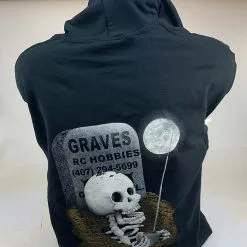 GVSPULLOVERBLK-XL Graves RC Hobbies Grave Pullover Sweatshirt - Black - XL