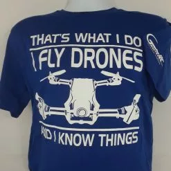 GVSRYPILOTM GRAVES RC HOBBIES PILOT DRONE SHIRT ROYAL MED