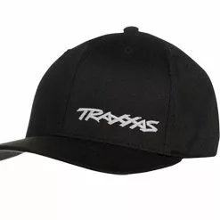 TRA1187BLWLXL TRAXXAS FLEX HAT CURVE BILL BLACK LARGE/XL