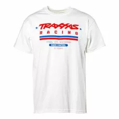 TRA1383-L Traxxas Heritage T-Shirt, White, Large