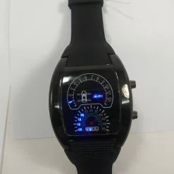 GRAVES RC HOBBIES WATCHDIGITALCAR Graves RC Digital Turbo Car Gauge LED Flash Watch